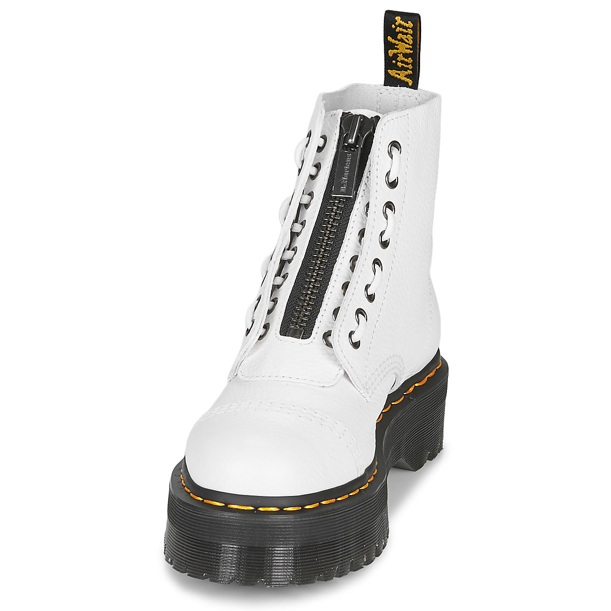 Stivaletti Donna Dr. Martens  SINCLAIR WHITE MILLED NAPPA  Bianco