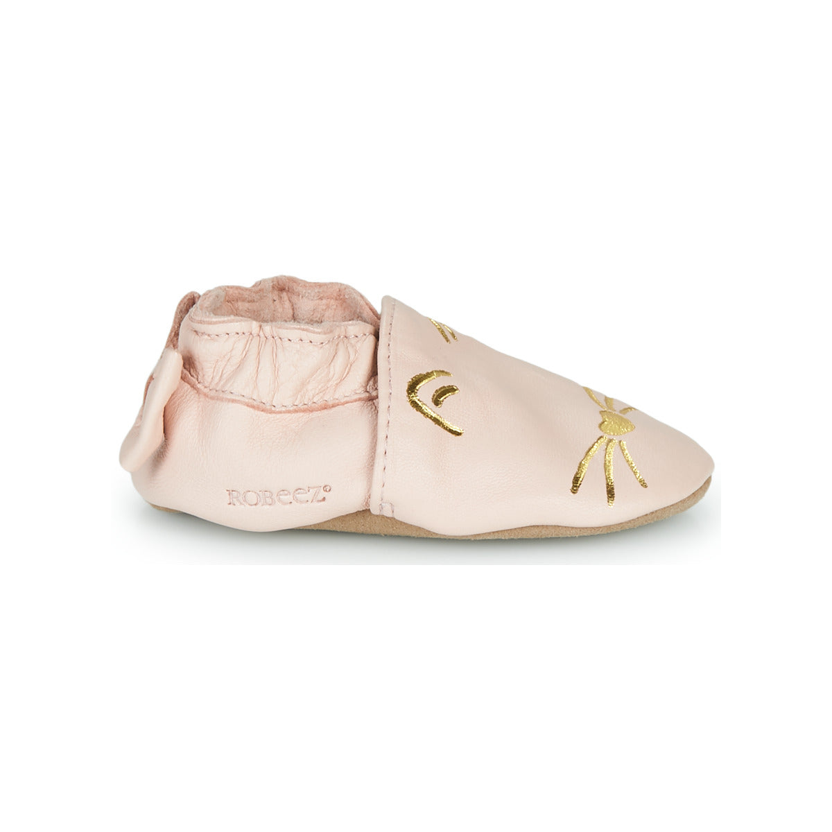 Pantofole bambini ragazza Robeez GOLDY CAT Rosa