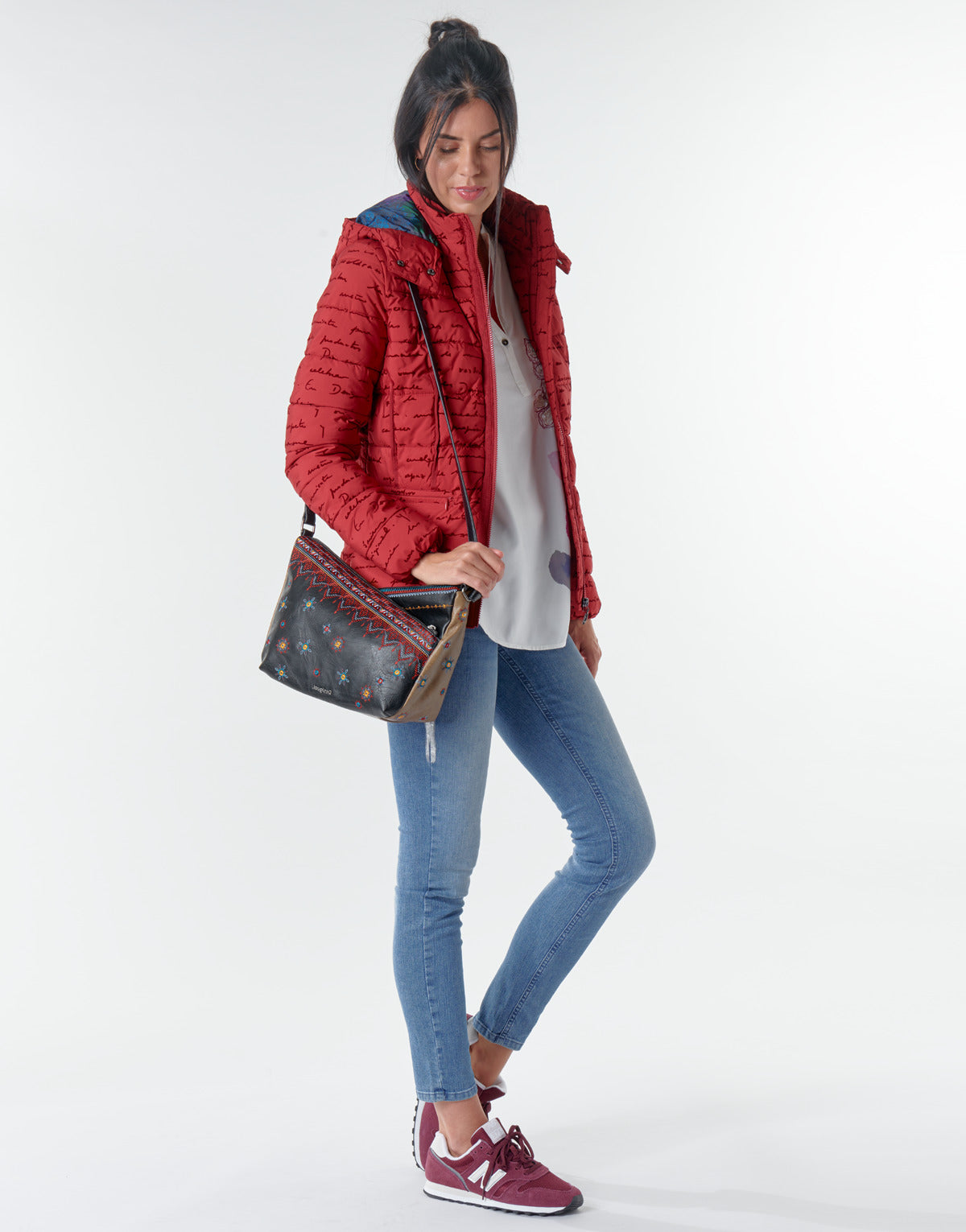 Piumino Donna Desigual NATASHA Rosso