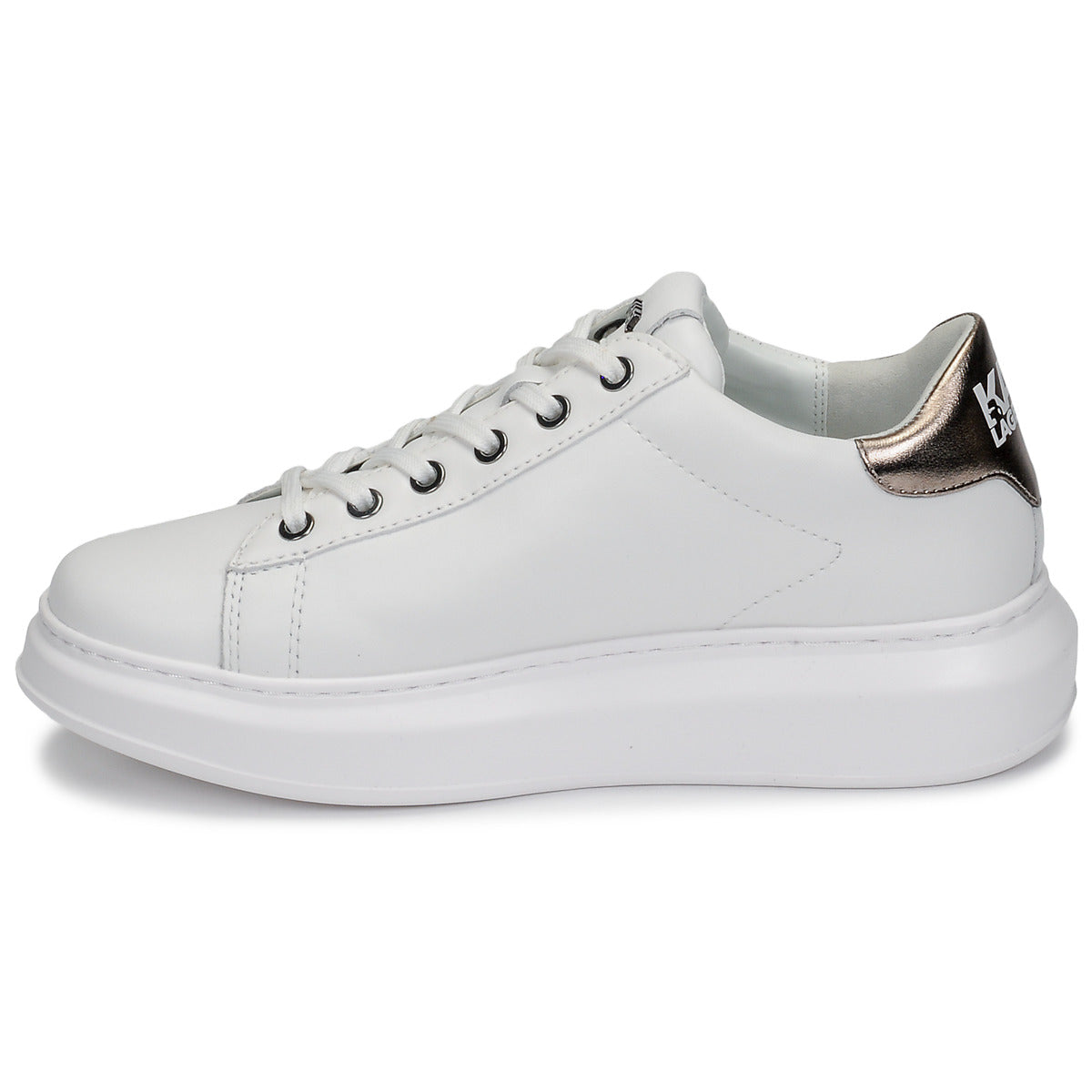 Sneakers basse Donna Karl Lagerfeld KAPRI MAISON KARL LACE Bianco