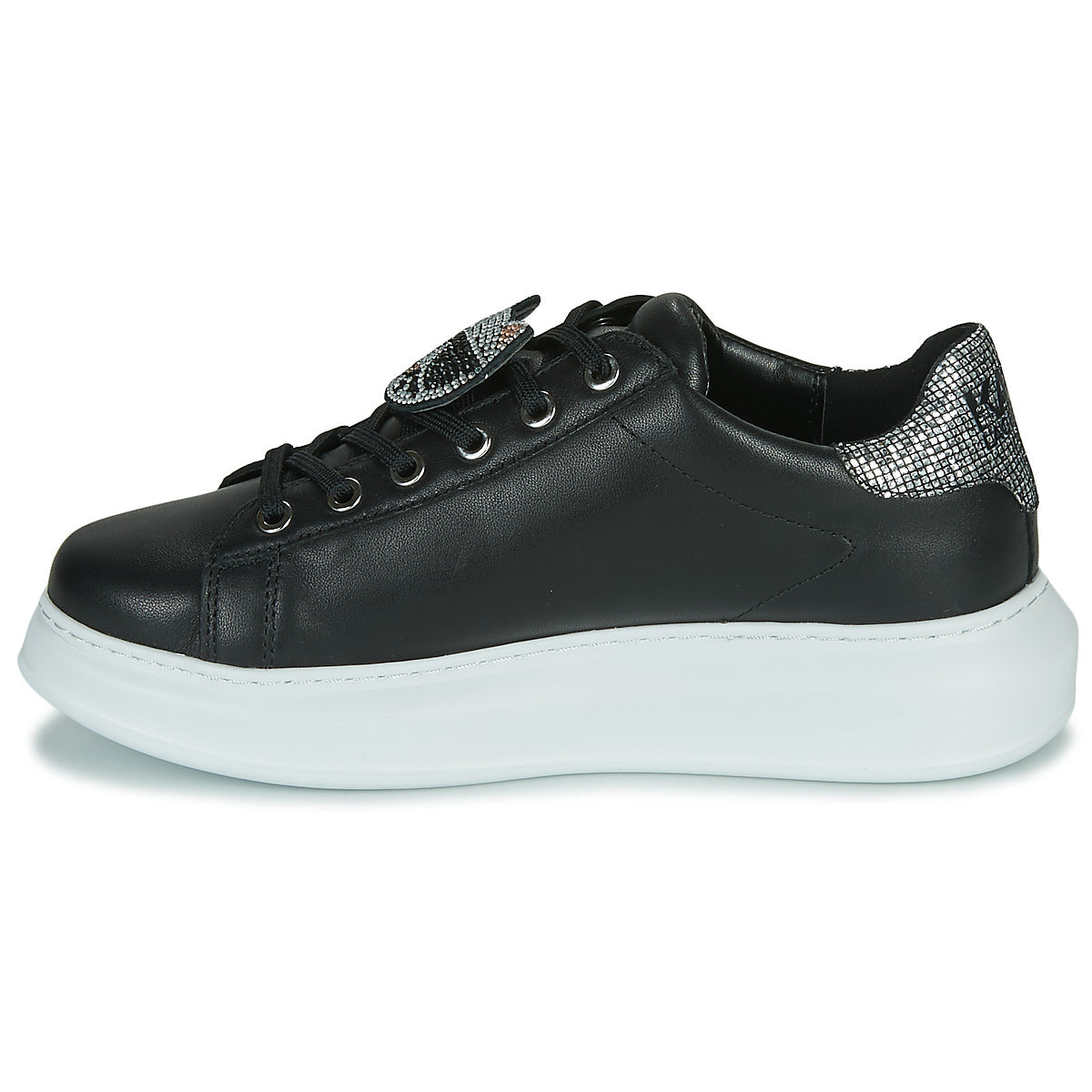 Sneakers basse Donna Karl Lagerfeld KAPRI IKONIC TWIN LO LACE Nero