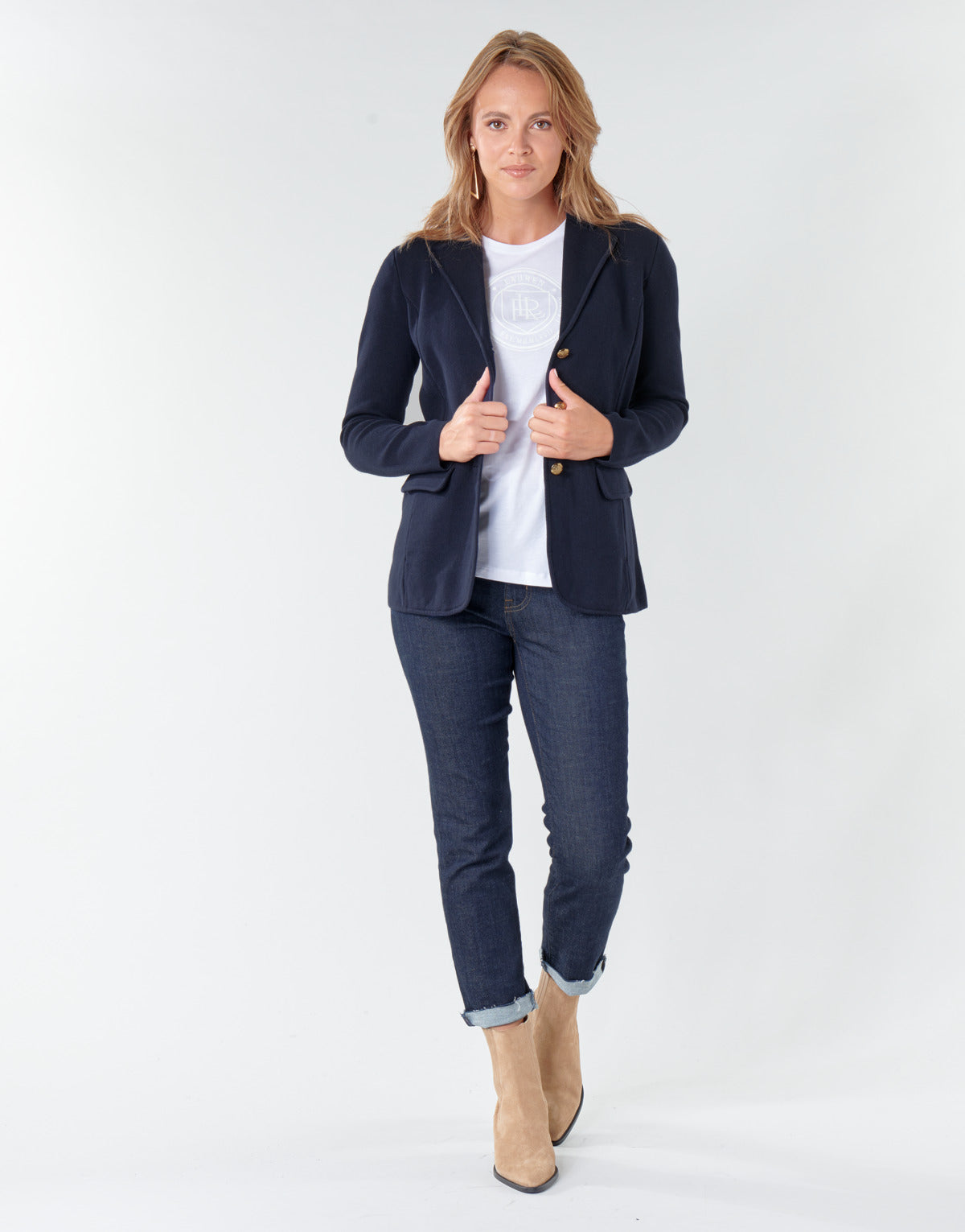 Jeans Slim Donna Lauren Ralph Lauren  REGAL  Blu