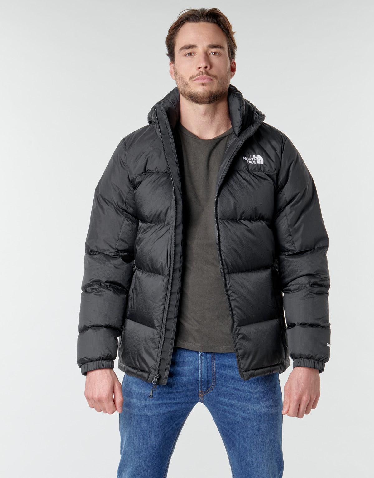 Piumino Uomo The North Face DIABLO DOWN HOODIE Nero
