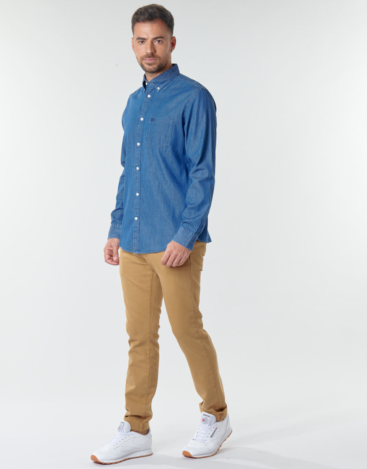 Pantalone Chino Uomo Le Temps des Cerises KURT JOGG Beige