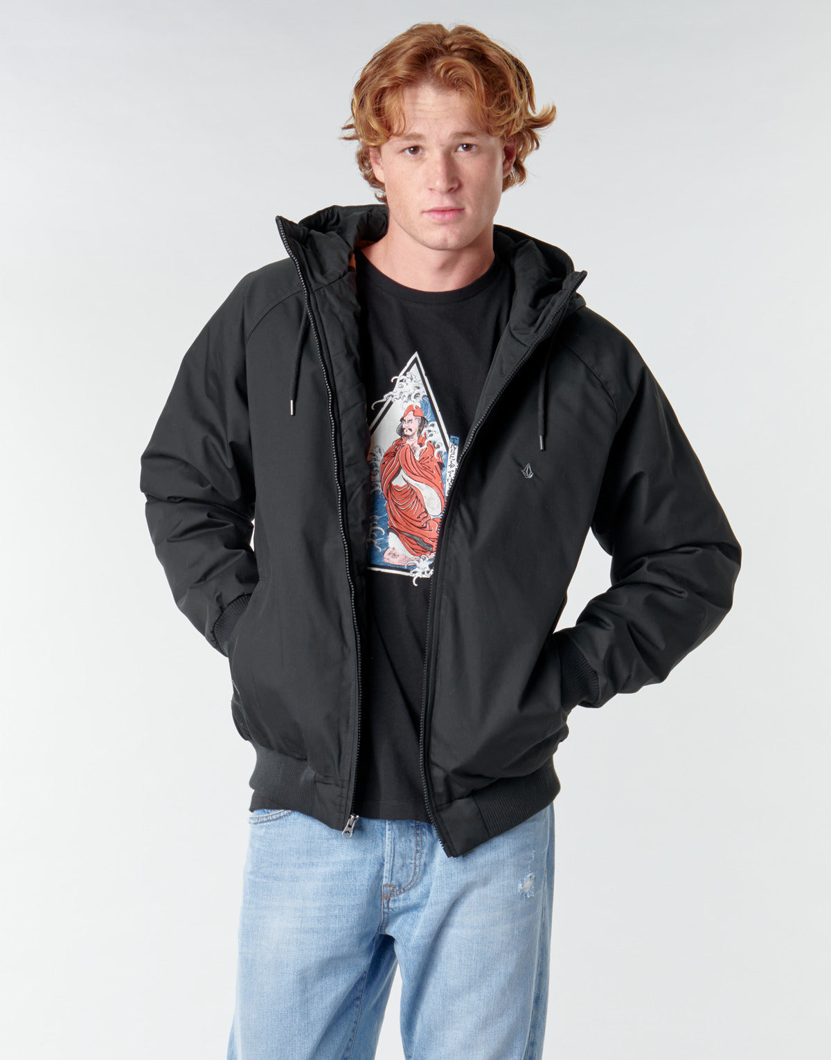 Giubbotto Uomo Volcom HERNAN 5K JACKET Nero