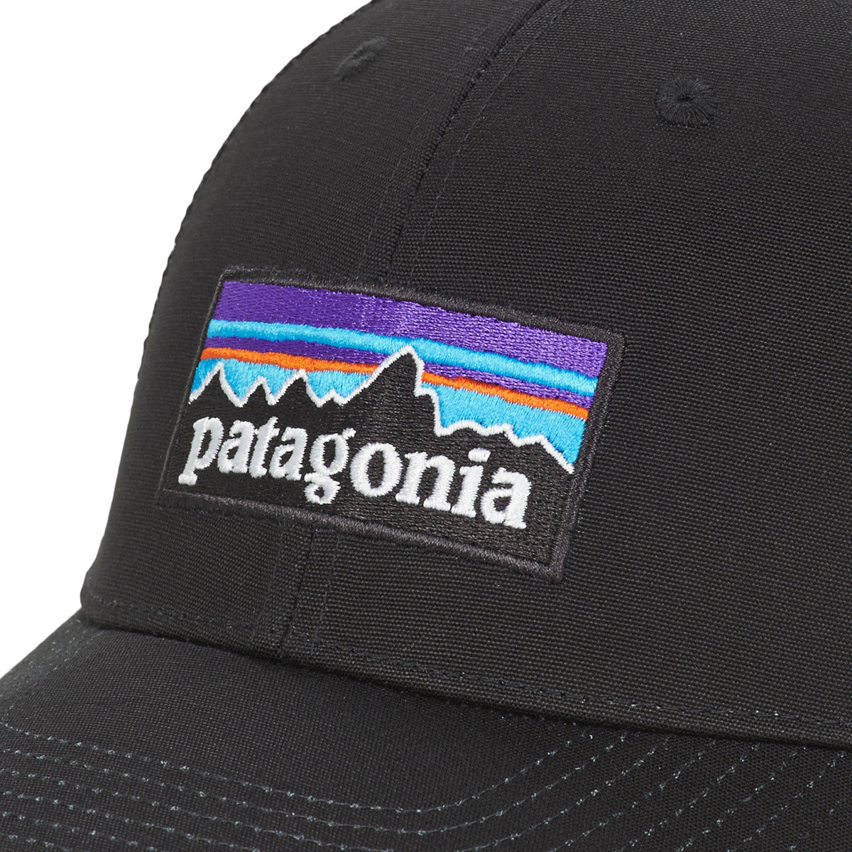 Cappellino Uomo Patagonia P-6 LOGO LOPRO TRUCKER HAT Nero