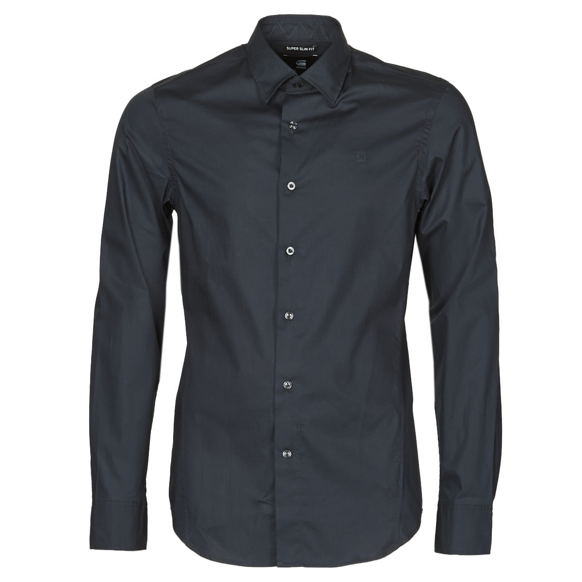 Camicia a maniche lunghe Uomo G-Star Raw DRESSED SUPER SLIM SHIRT LS Nero