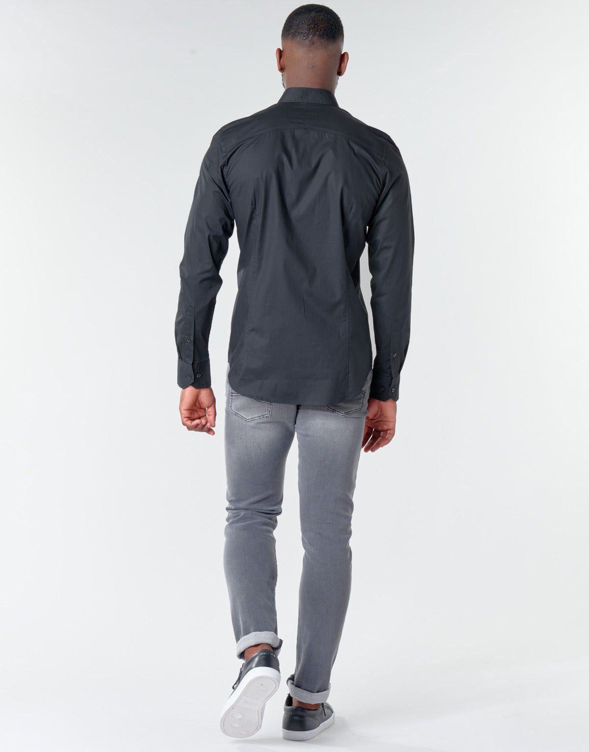 Camicia a maniche lunghe Uomo G-Star Raw DRESSED SUPER SLIM SHIRT LS Nero