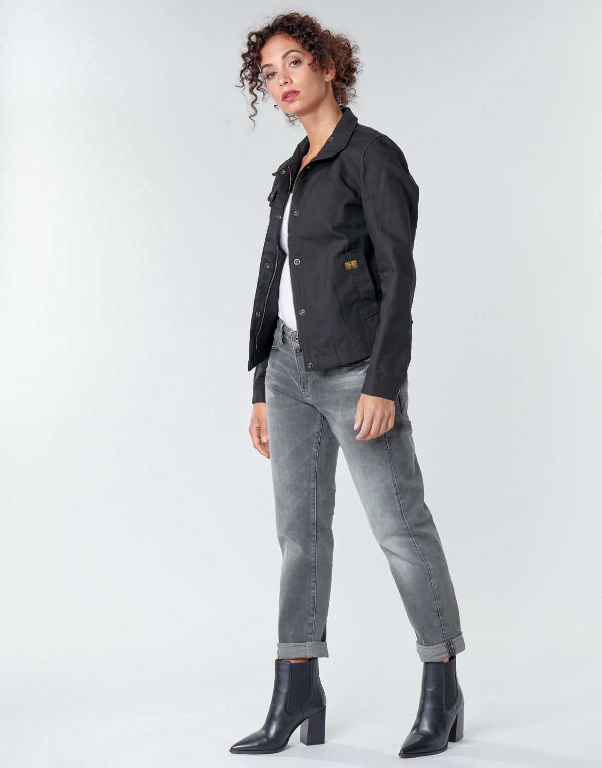 Jeans boyfriend Donna G-Star Raw KATE BOYFRIEND WMN Grigio