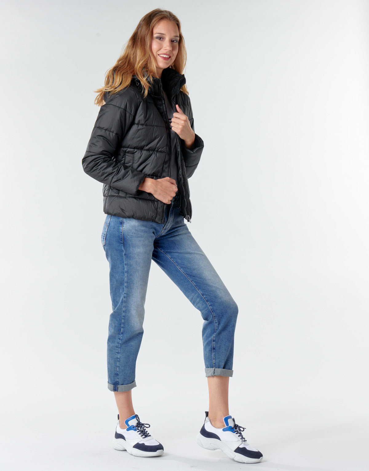 Piumino Donna G-Star Raw MEEFIC HDD PDD JACKET WMN Nero