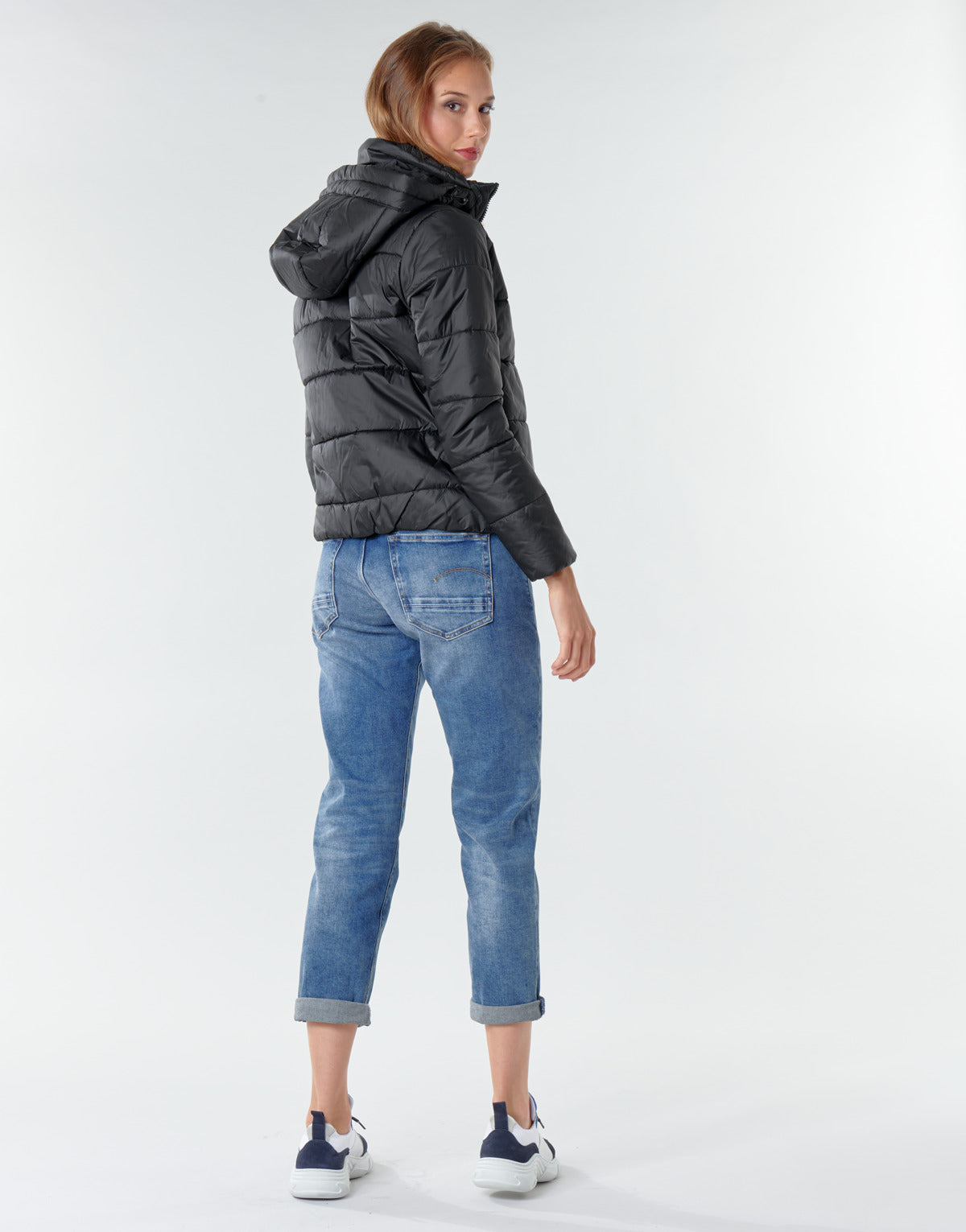 Piumino Donna G-Star Raw MEEFIC HDD PDD JACKET WMN Nero