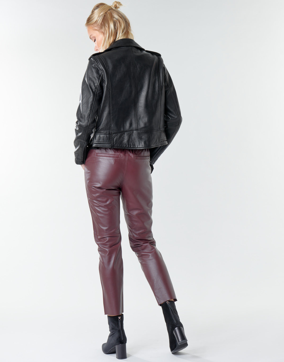 Giacca in pelle Donna Oakwood RADIO Nero