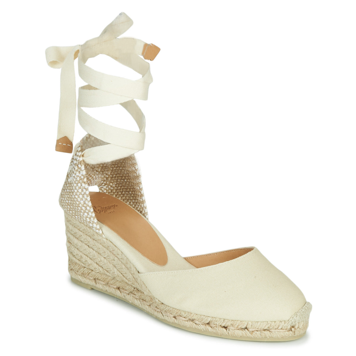 Scarpe Espadrillas Donna Castaner Carina Bianco