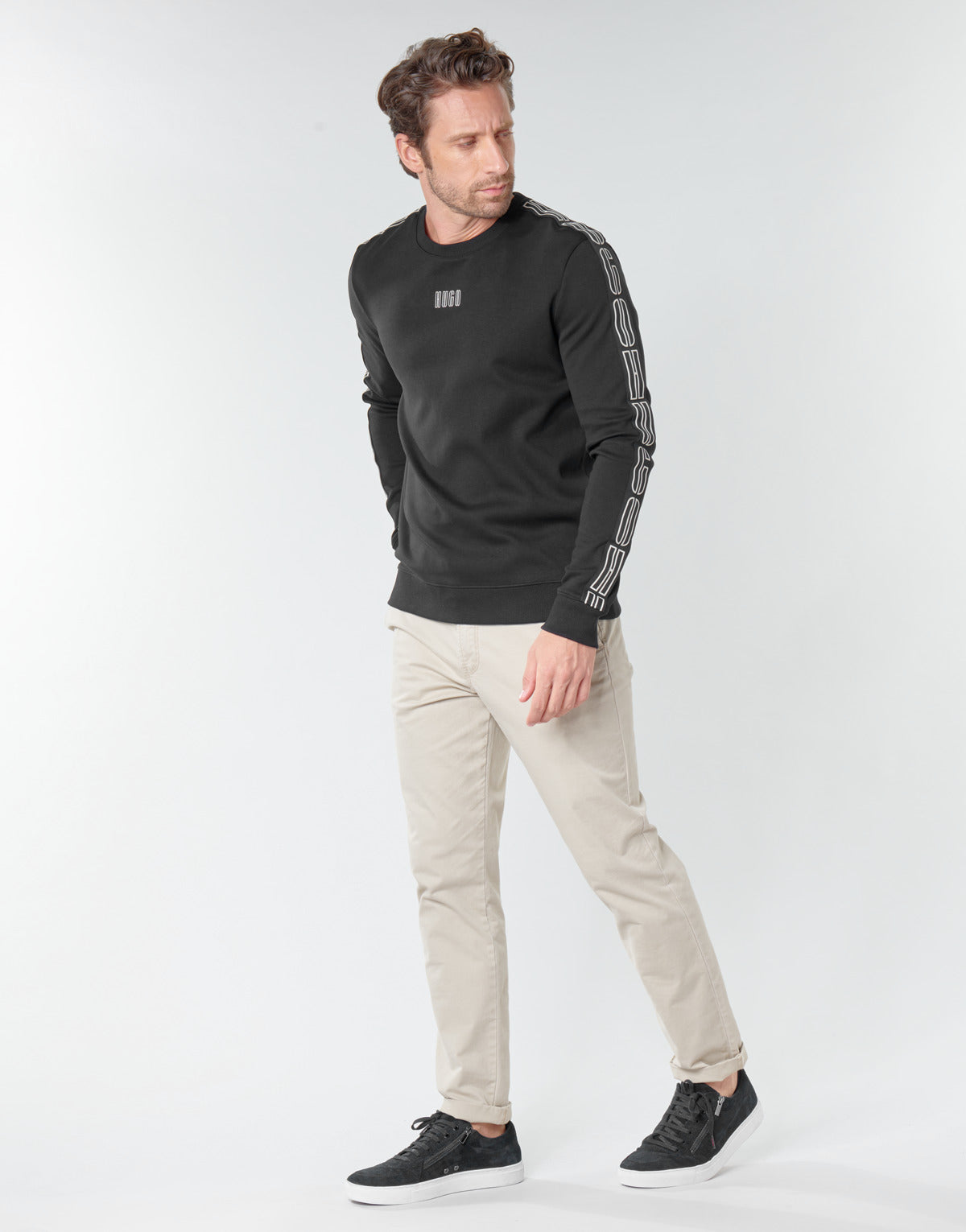 Felpa Uomo HUGO DOBY203 Nero