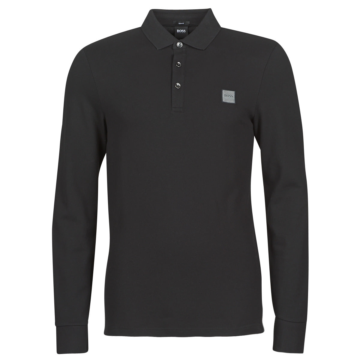 Polo maniche lunghe Uomo BOSS  PASSERBY  Nero