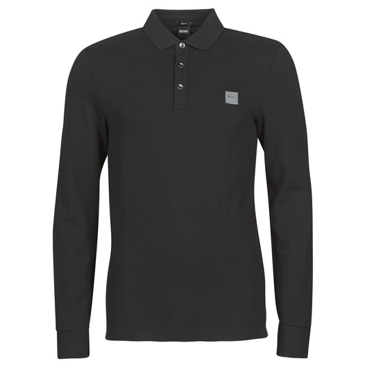 Polo maniche lunghe Uomo BOSS  PASSERBY  Nero