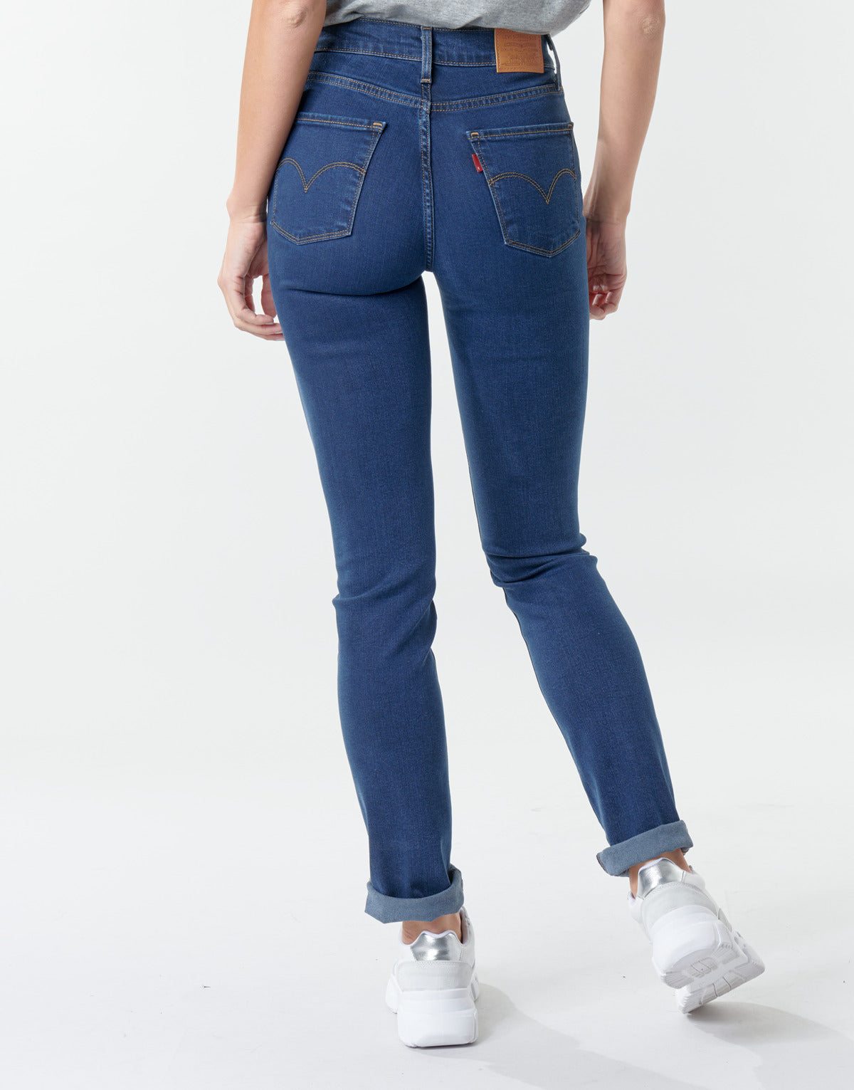Jeans Donna Levis 724 HIGH RISE STRAIGHT Blu
