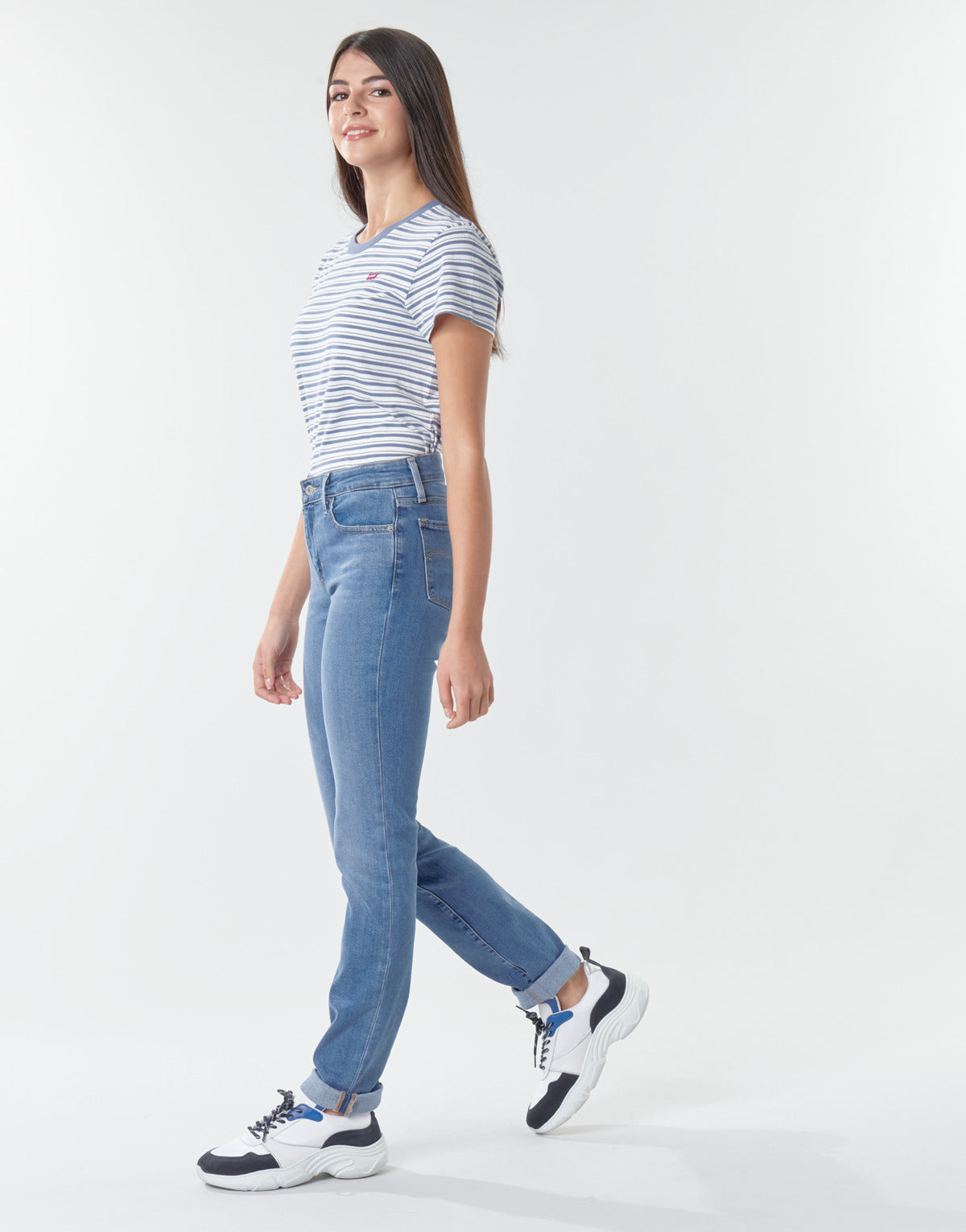 Jeans Slim Donna Levis 712 SLIM Blu