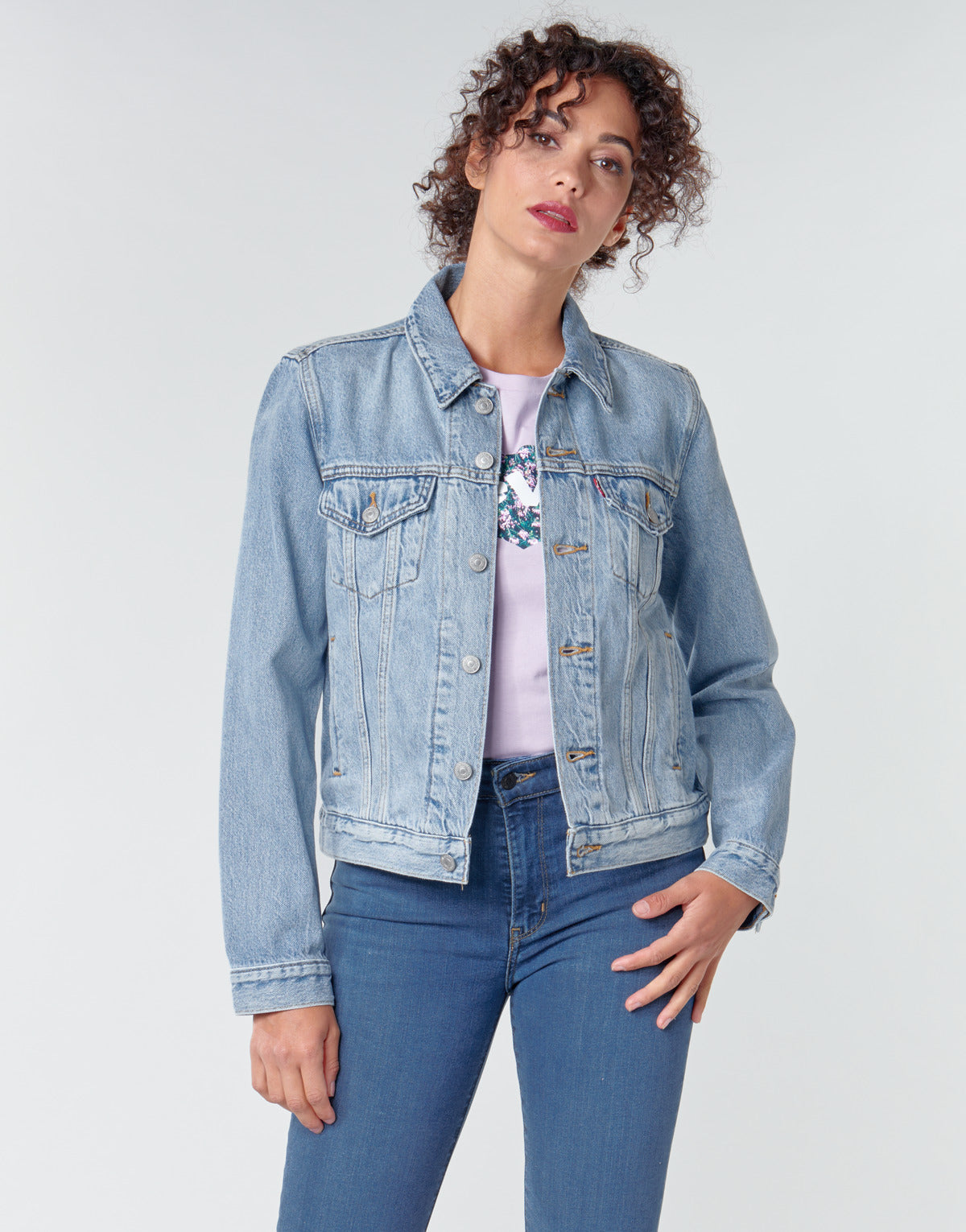 Giacca in jeans Donna Levis ORIGINAL TRUCKER Blu