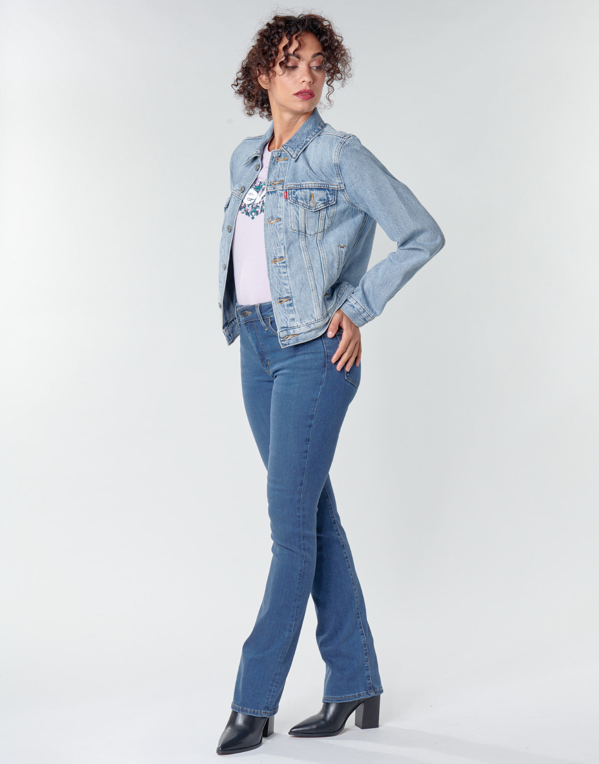 Giacca in jeans Donna Levis ORIGINAL TRUCKER Blu