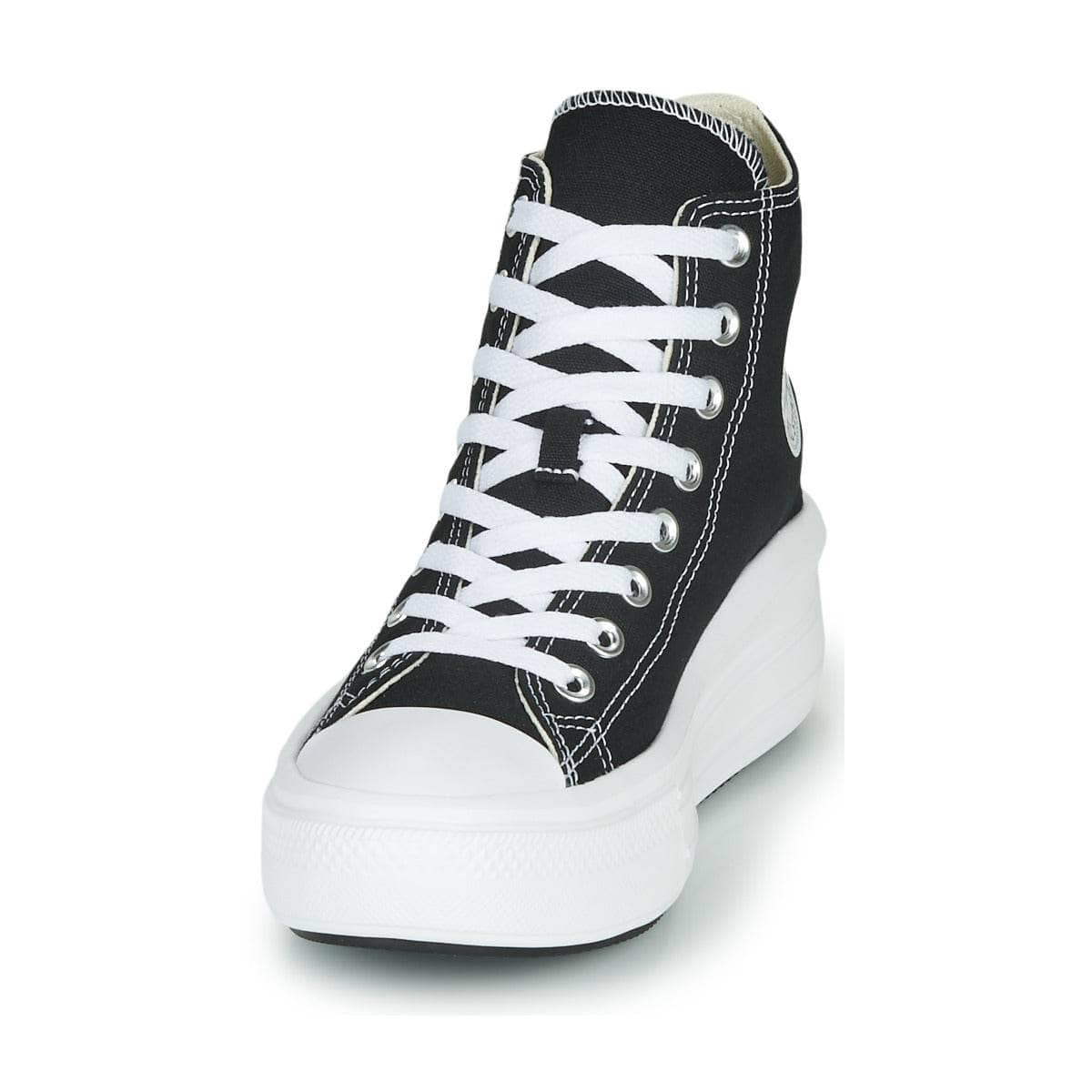 Sneakers alte Donna Converse Chuck Taylor All Star Move Canvas Color Hi Nero