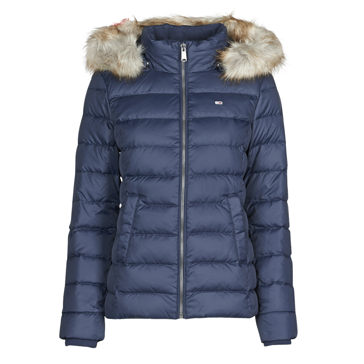 Piumino Donna Tommy Jeans TJW BASIC HOODED DOWN JACKET Marine