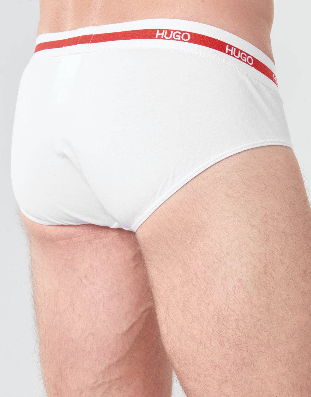 Slip Uomo HUGO BRIEF TWIN PACK Bianco