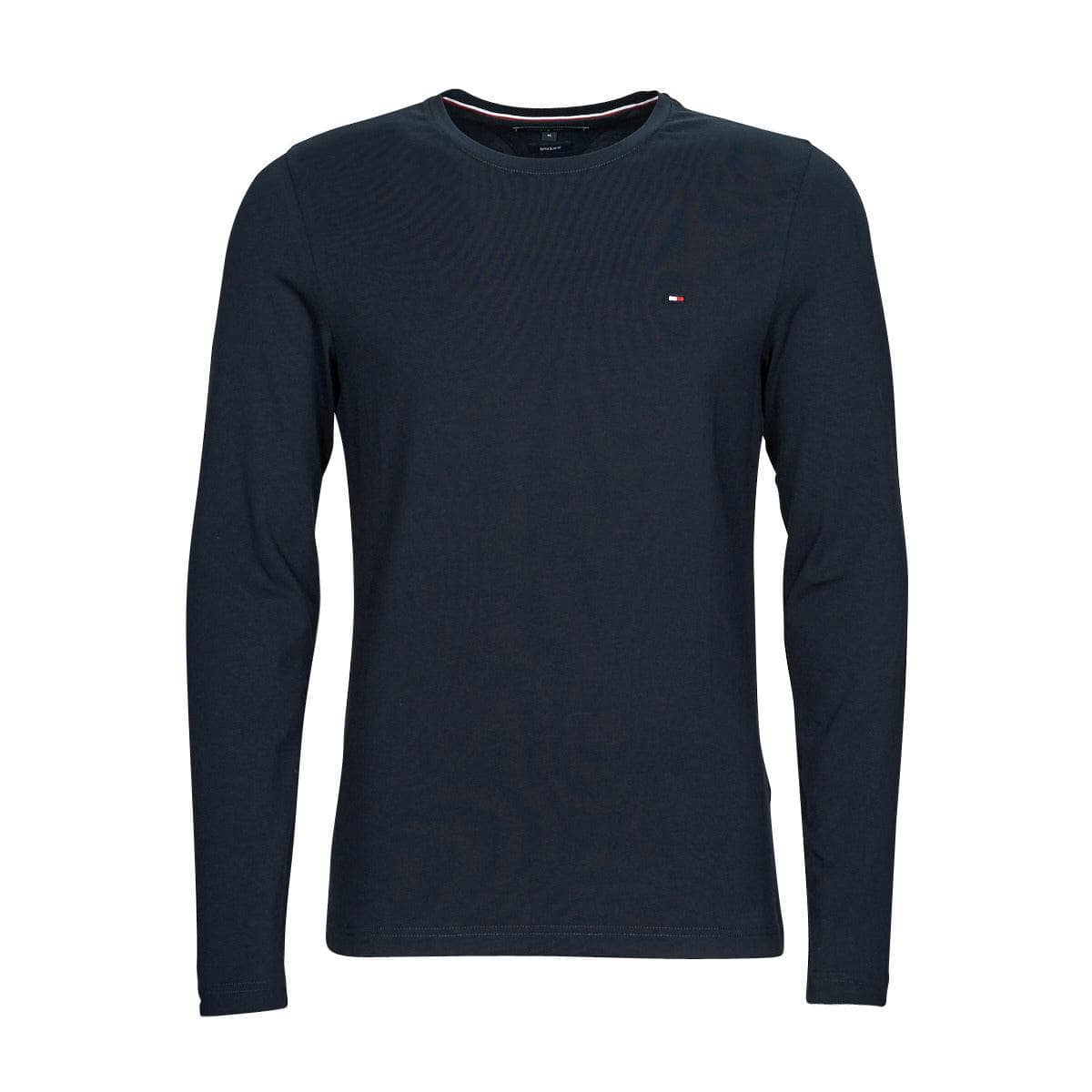 T-shirts a maniche lunghe Uomo Tommy Hilfiger STRETCH SLIM FIT LONG SLEEVE TEE Marine