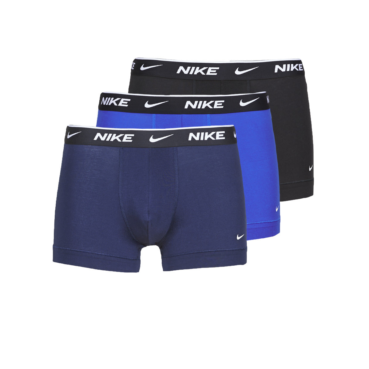 Boxer Uomo Nike EVERYDAY COTTON STRETCH X3 Nero
