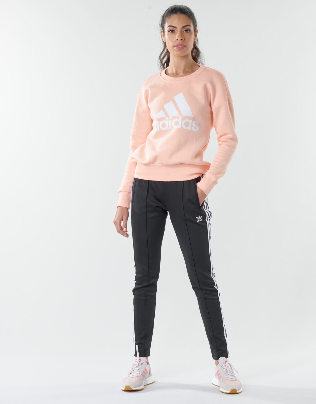 Pantaloni Sportivi Donna adidas SST PANTS PB Nero