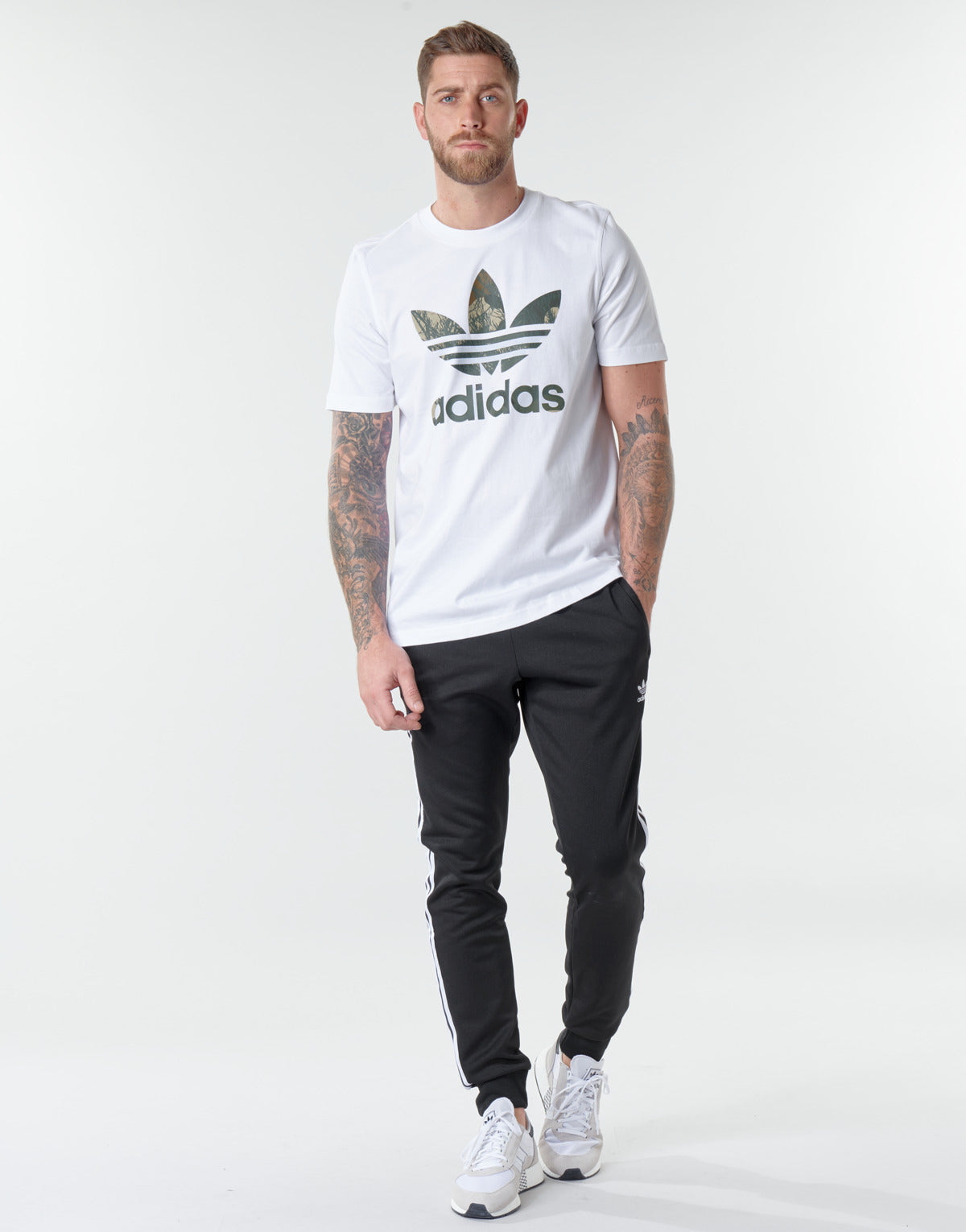 Pantaloni Sportivi Uomo adidas SST TP P BLUE Nero