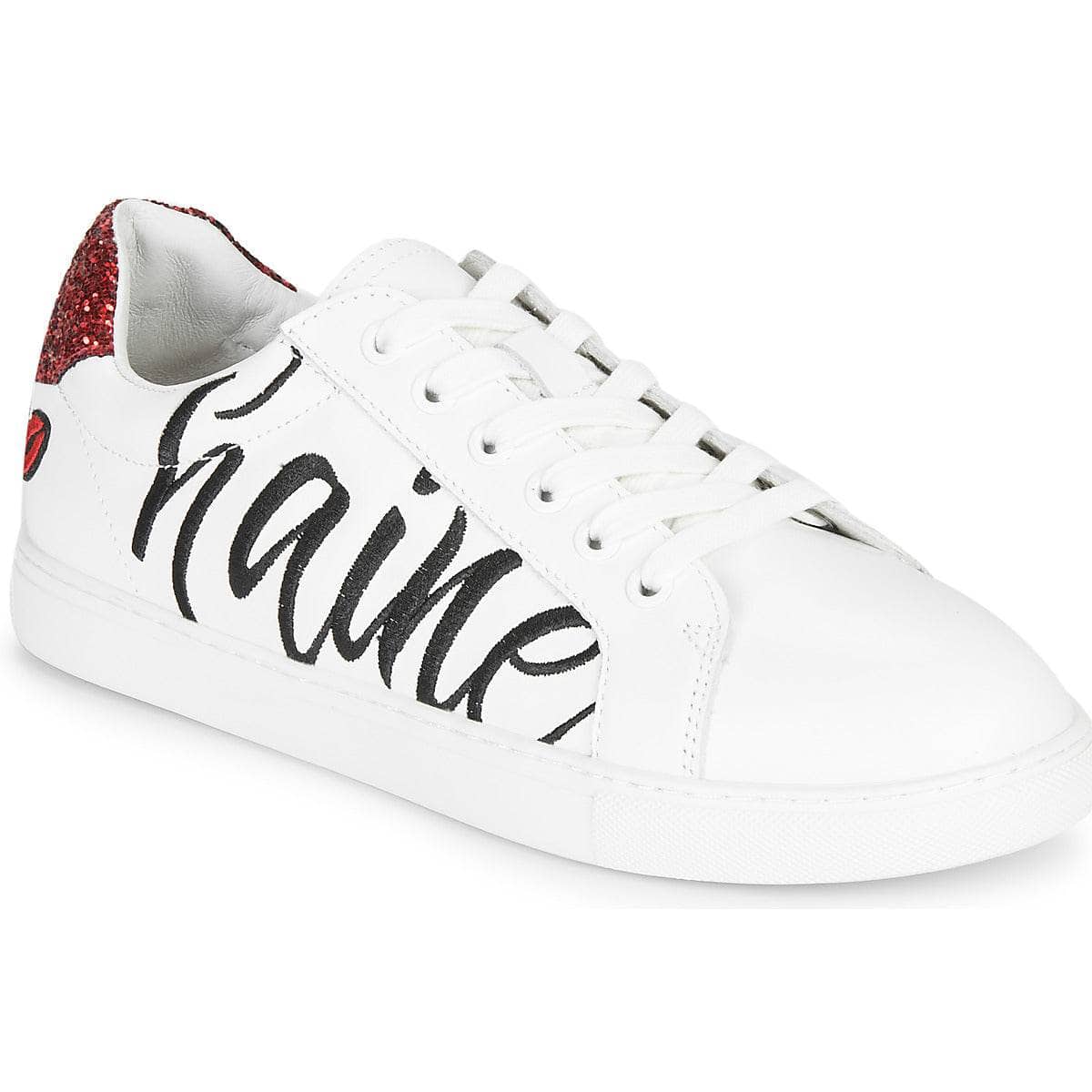 Sneakers basse Donna Bons baisers de Paname SIMONE AMOUR/HAINE Bianco
