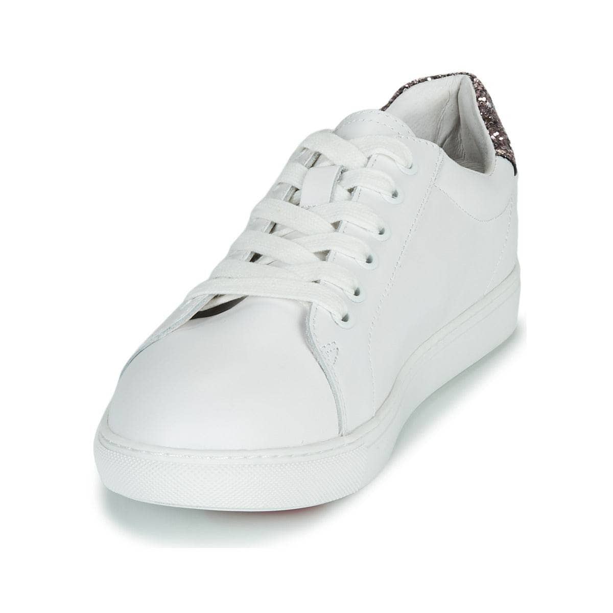 Sneakers basse Donna Bons baisers de Paname SIMONE BISOUS Bianco
