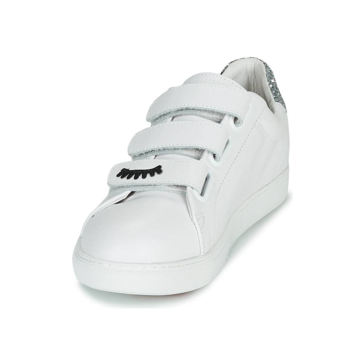 Sneakers basse Donna Bons baisers de Paname EDITH EYES Bianco