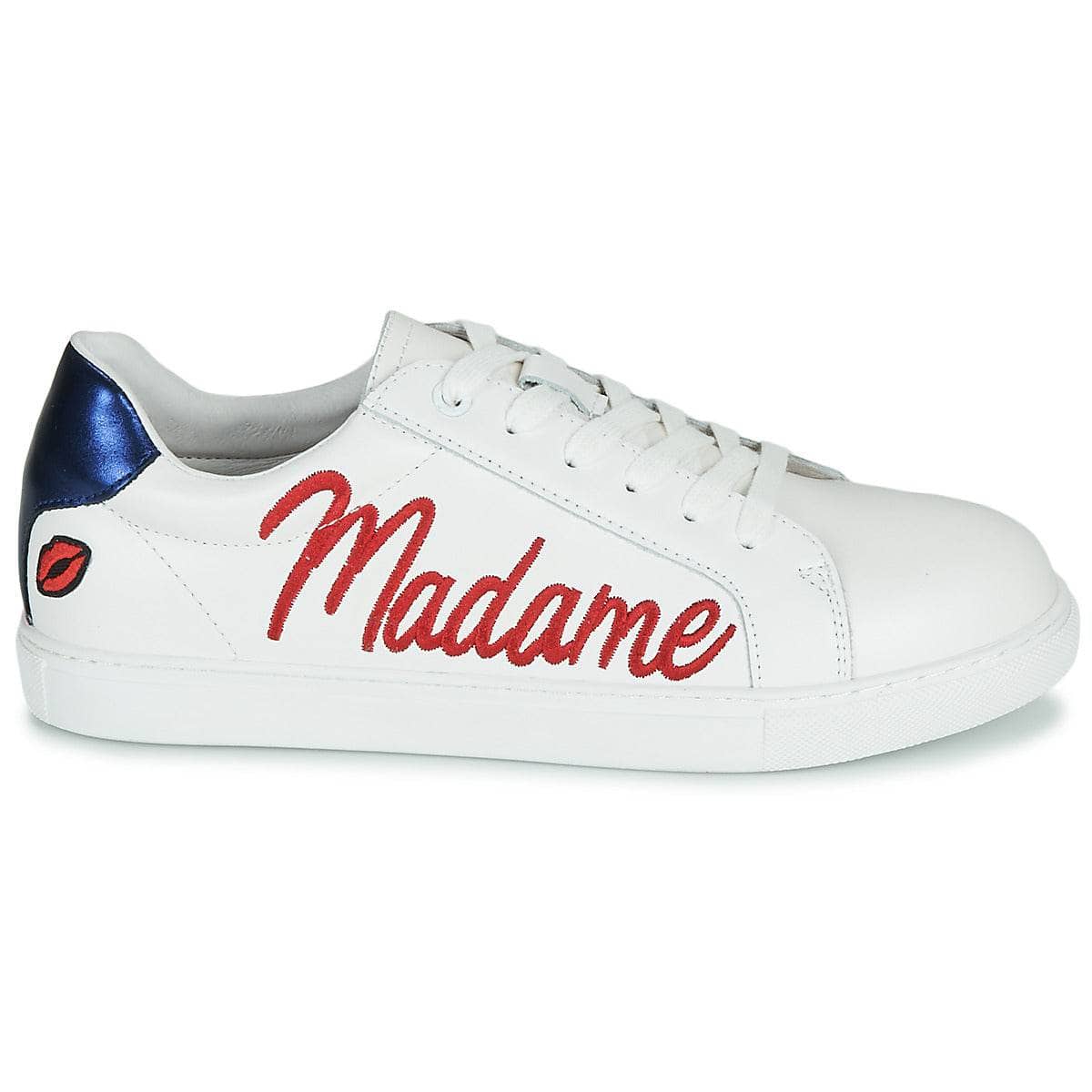Sneakers basse Donna Bons baisers de Paname SIMONE MADAME MONSIEUR Bianco