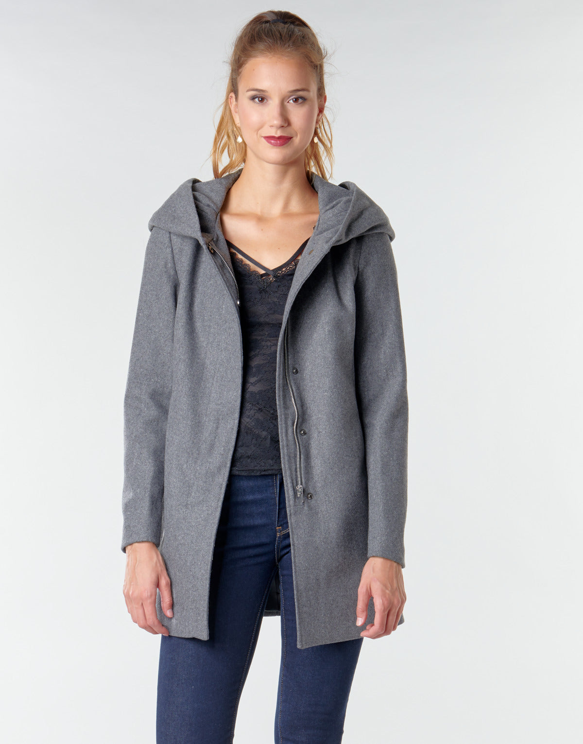 Mantella Donna Moony Mood NANTE Grigio