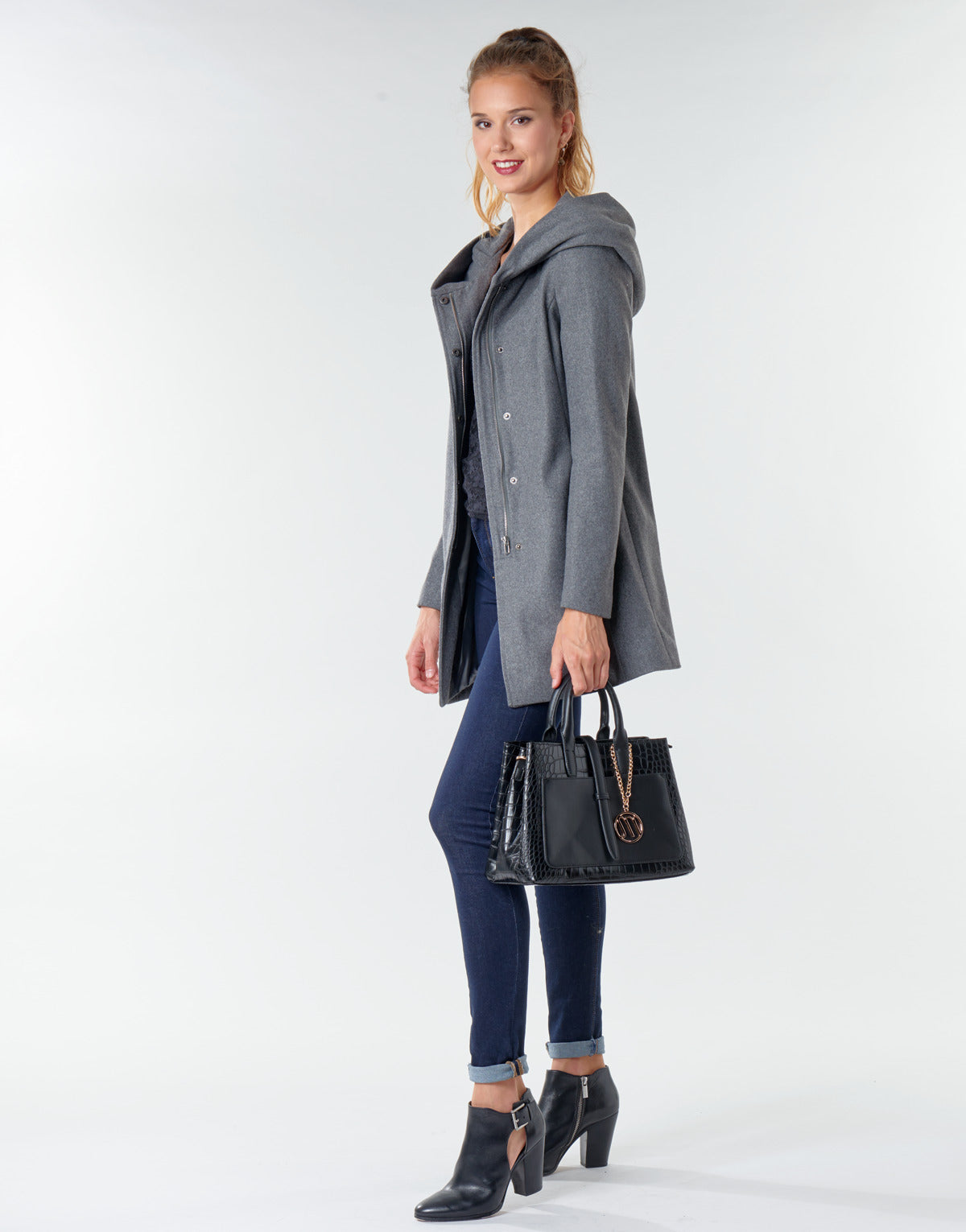 Mantella Donna Moony Mood NANTE Grigio