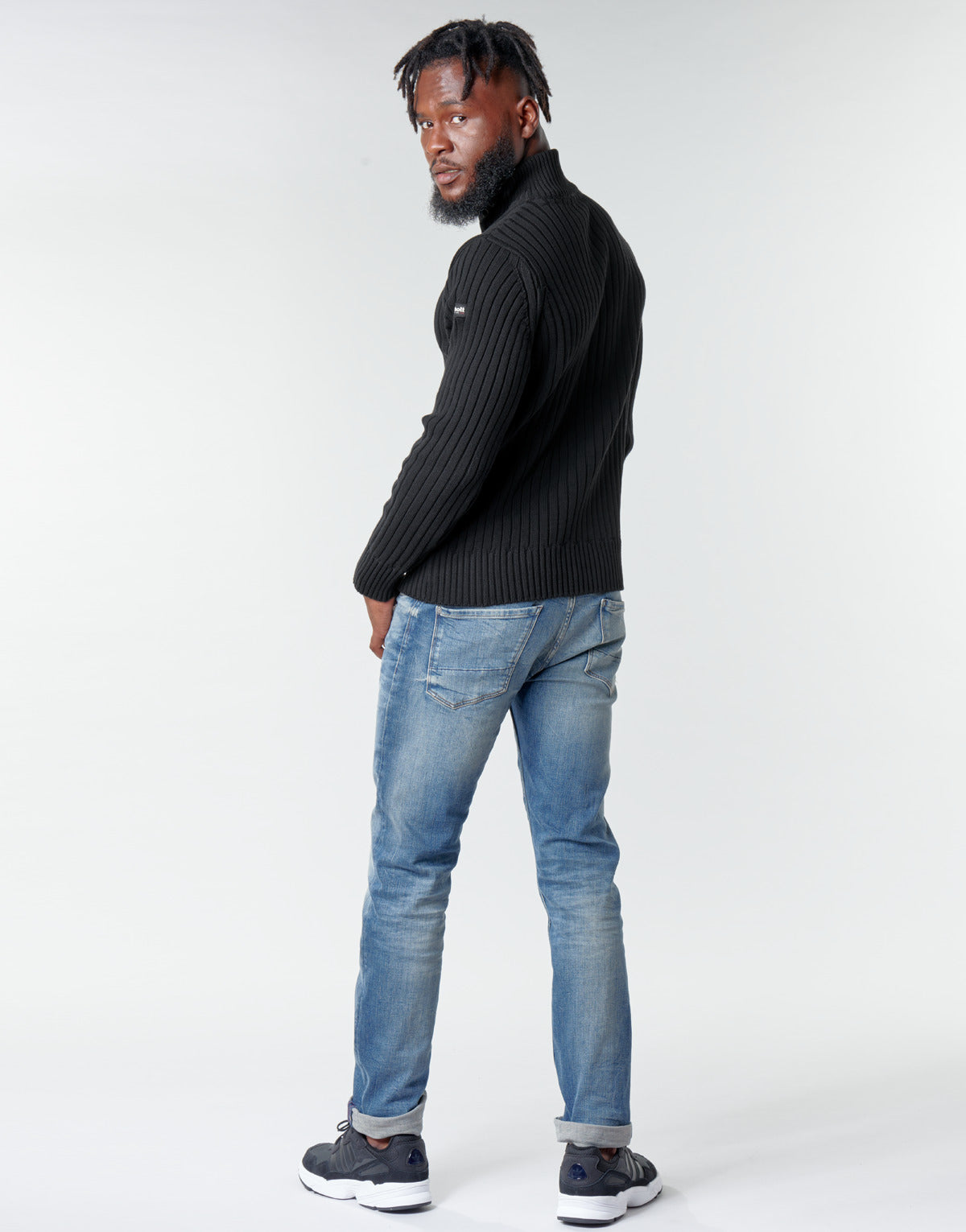 Maglione Uomo Schott PLECORAGE2 Nero