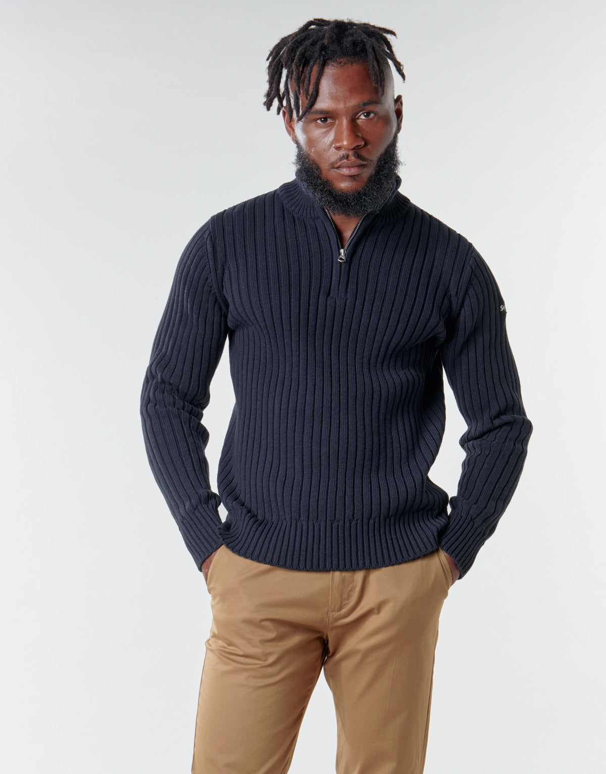 Maglione Uomo Schott PLECORAGE2 Blu