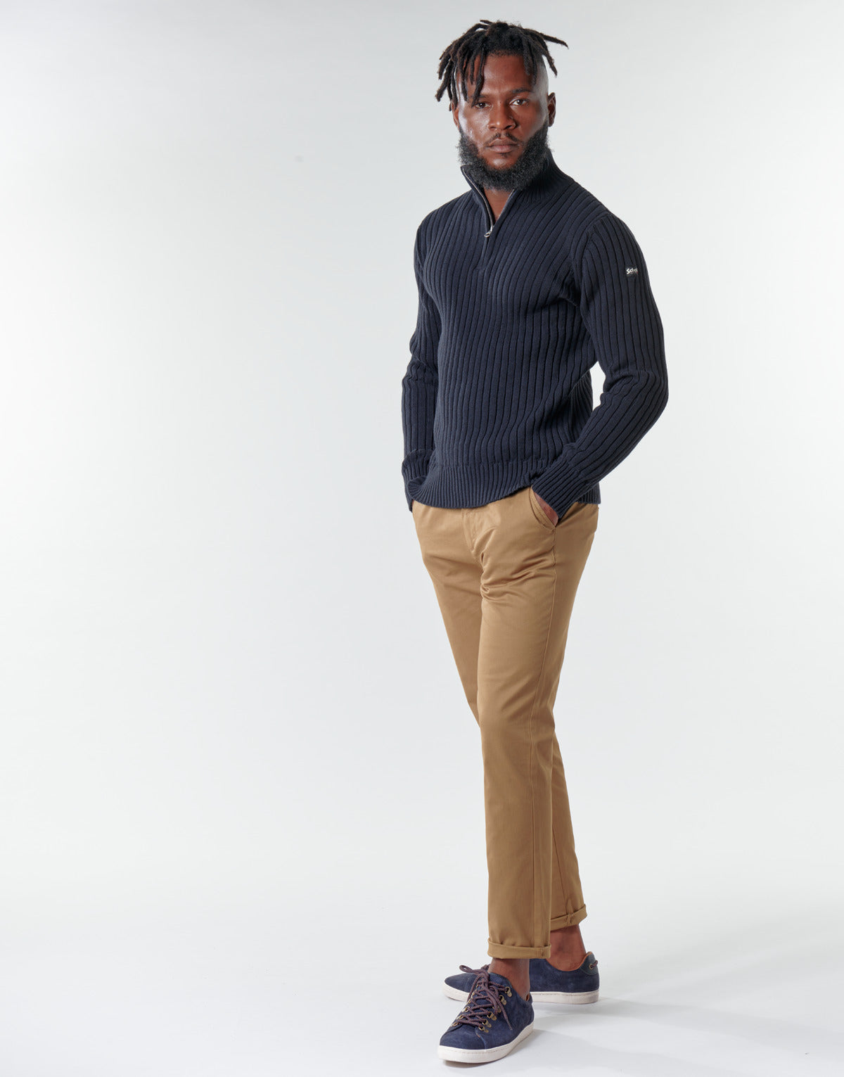 Maglione Uomo Schott PLECORAGE2 Blu