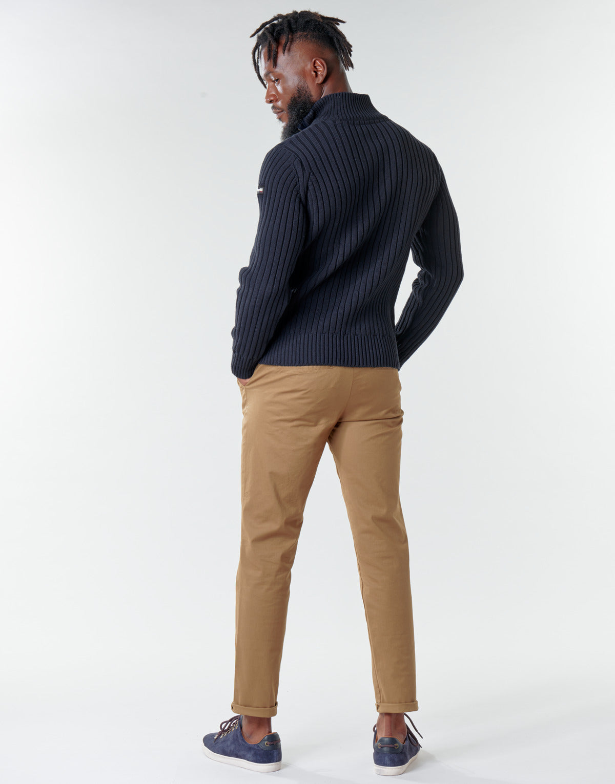 Maglione Uomo Schott PLECORAGE2 Blu