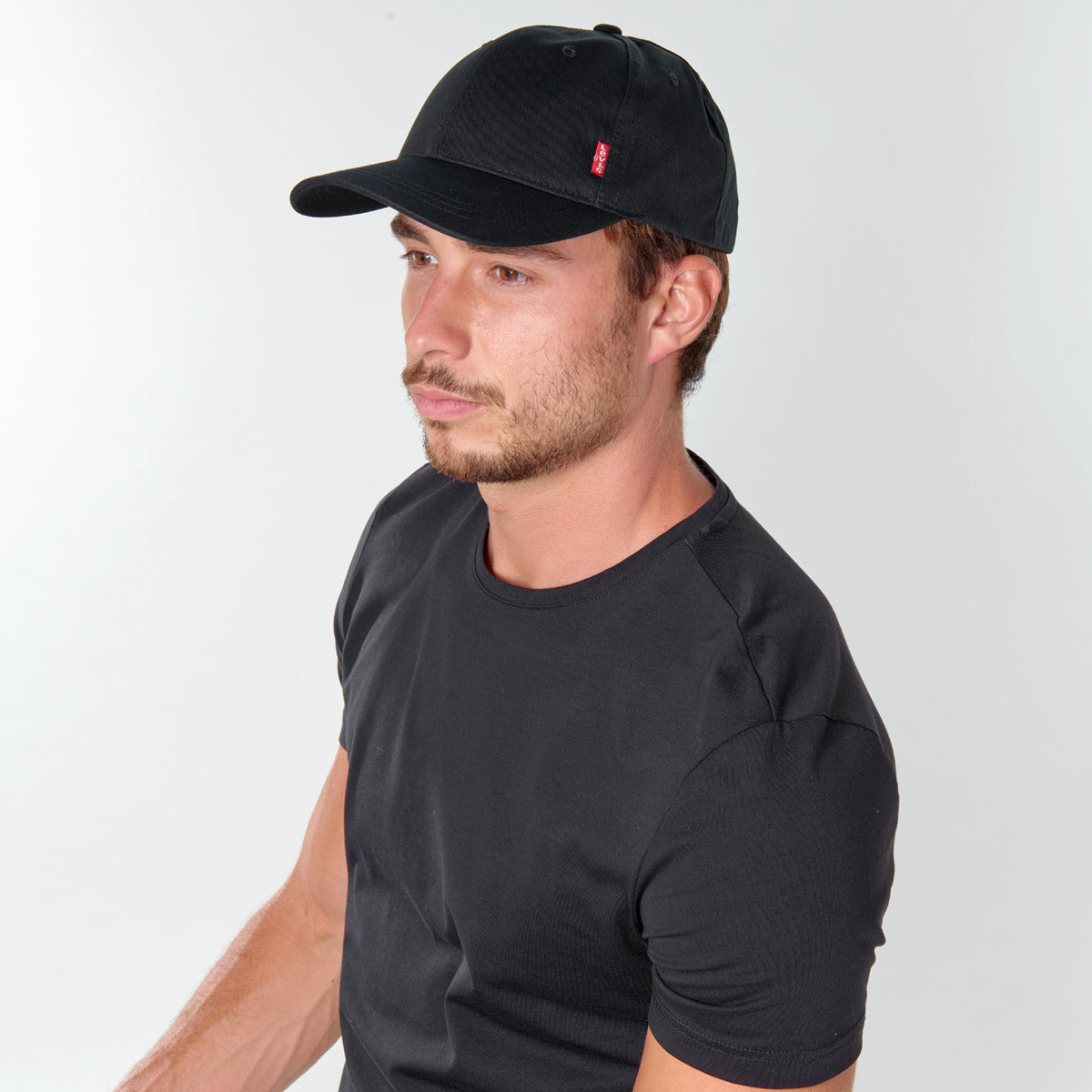 Cappellino Uomo Levis  CLASSIC TWILL REDL CAP  Nero