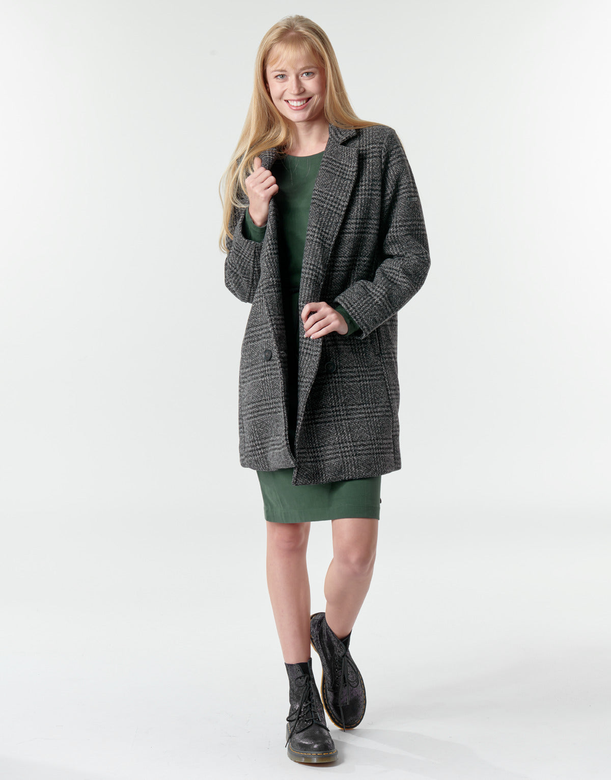 Mantella Donna Petrol Industries JACKET WOOL Grigio