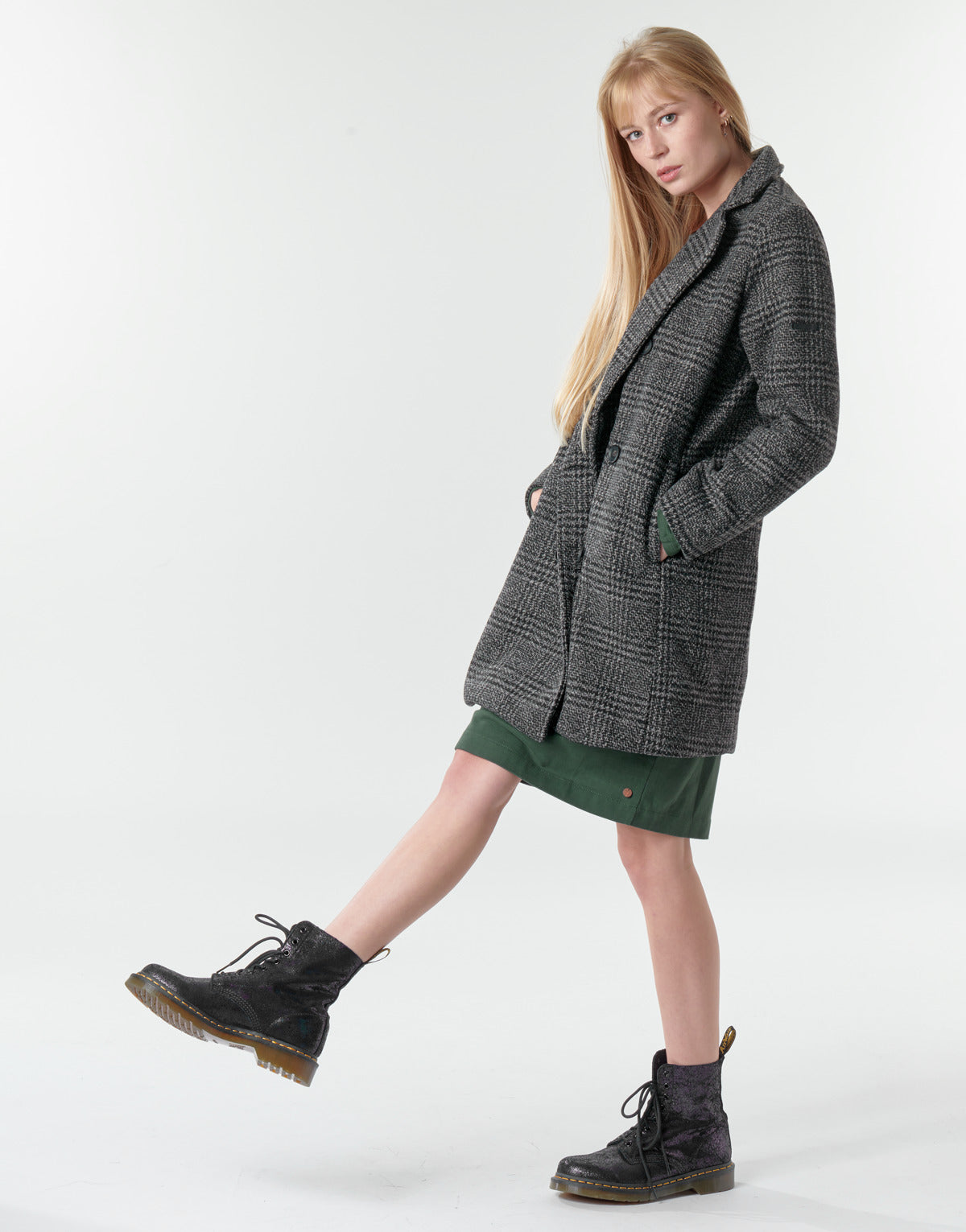 Mantella Donna Petrol Industries JACKET WOOL Grigio