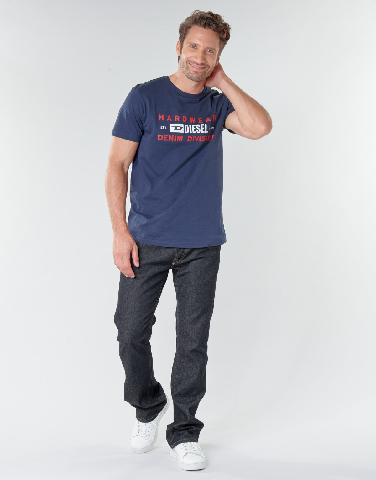 Jeans Bootcut Uomo Diesel ZATINY Blu