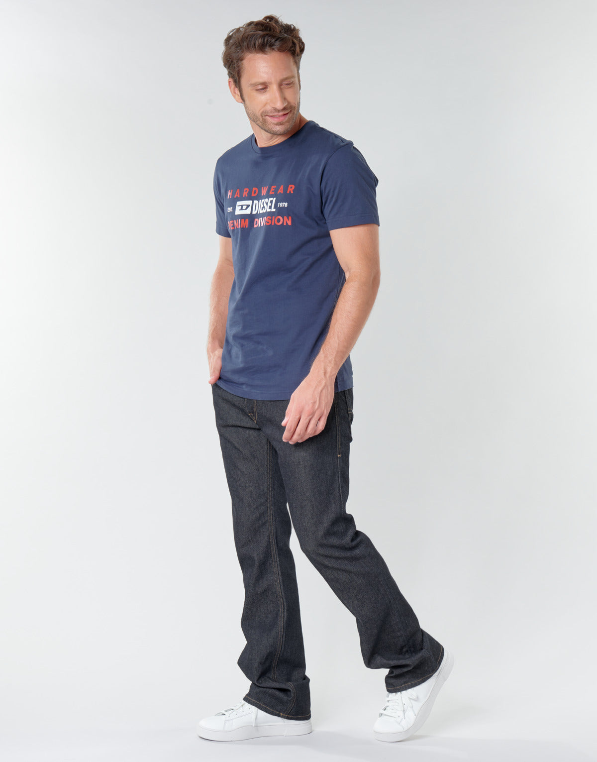 Jeans Bootcut Uomo Diesel ZATINY Blu