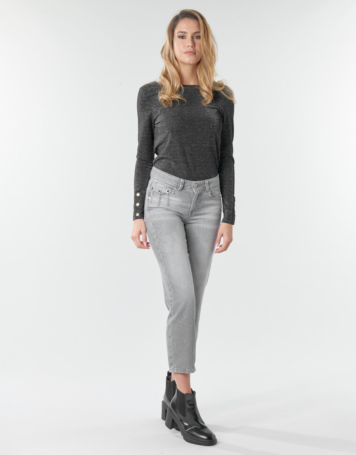 Jeans Donna Freeman T.Porter LOREEN DENIM Grigio