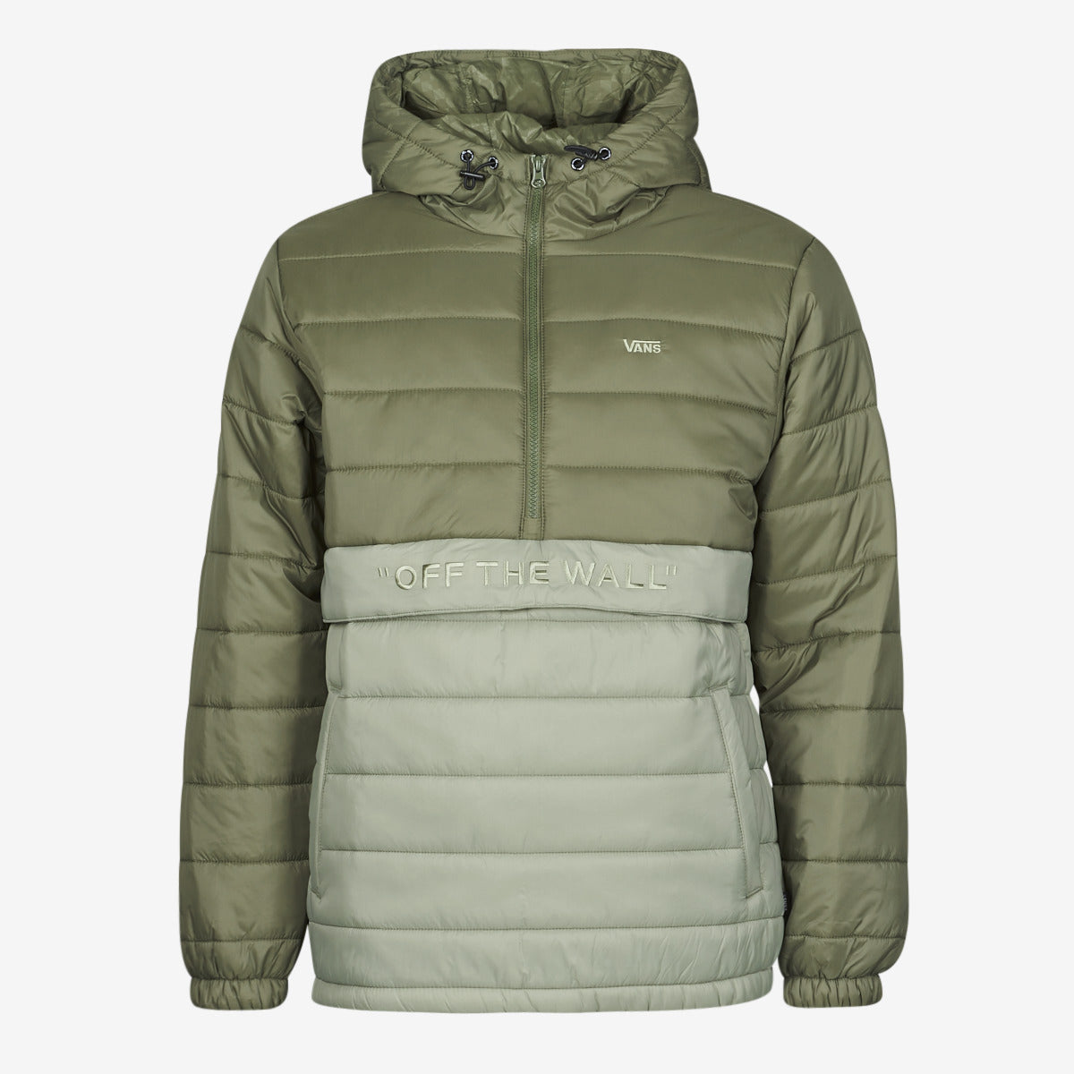 Piumino Uomo Vans CARLTON PUFFER ANORAK II Kaki