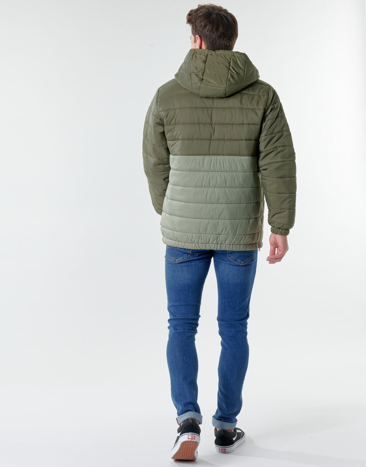 Piumino Uomo Vans CARLTON PUFFER ANORAK II Kaki