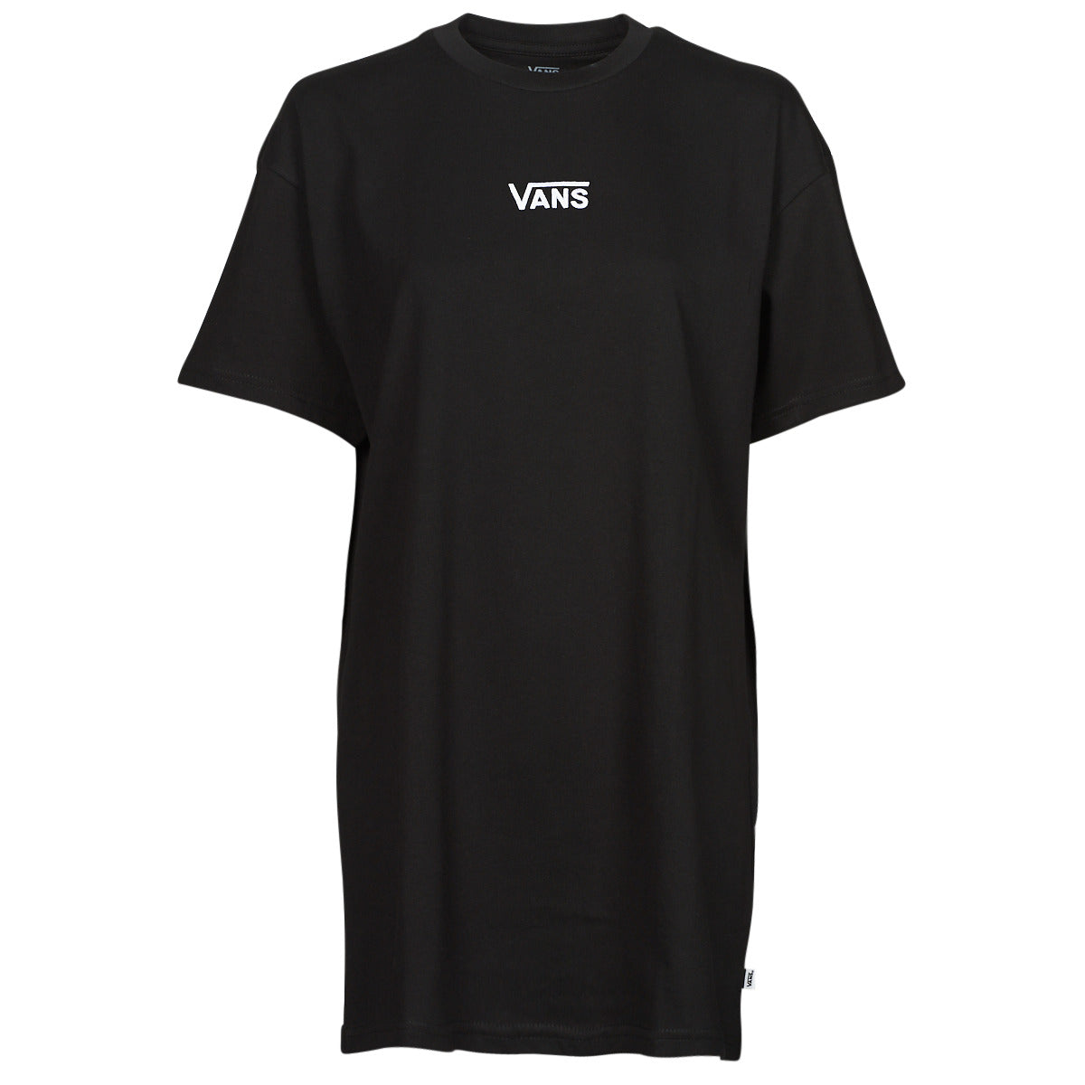 Abito corto Donna Vans CENTER VEE TEE DRESS Nero